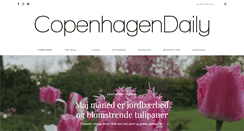 Desktop Screenshot of copenhagendaily.dk