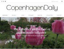 Tablet Screenshot of copenhagendaily.dk